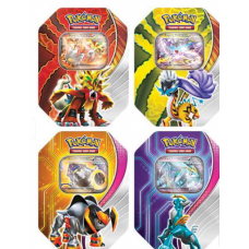 Pokemon - Fall EX Tin Assortment - 秋季 EX 鐵盒牌組組合 - 210-85844 (4款鐵盒1組，每個鐵盒建議售價1,070元)