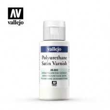 Acrylicos Vallejo - 27652 - 輔助溶劑 Auxiliary - 保護漆 Varnish - 聚氨酯平光/半光保護漆 Polyurethane Satin Varnish - 200 ml.(NT 330)