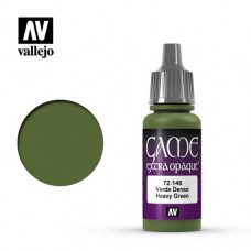 Acrylicos Vallejo - 遊戲色彩 Game Color - 097 - 72146 - 重綠色（不透明漆） Heavy Green - 17 ml. (NT 100)(停產)