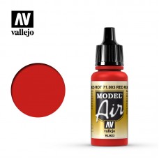 Acrylicos Vallejo - 71003 - 模型噴塗色彩 Model Air - 紅色RLM23 Red RLM23 - 17 ml.(NT 100)(6/盒)