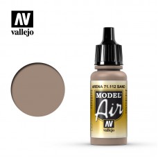 Acrylicos Vallejo - 71112 - 模型噴塗色彩 Model Air - 沙色 Sand - 17 ml.(NT 100)