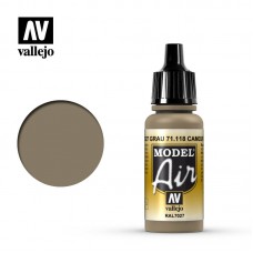 Acrylicos Vallejo - 71118 - 模型噴塗色彩 Model Air - 迷彩灰色 Camouflage Gray - 17 ml.(NT 100)