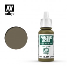 Acrylicos Vallejo - 70314 - 裝甲王牌 Panzer Aces - 帆布 Canvas - 17 ml.(NT 110)(6/盒)(停產)