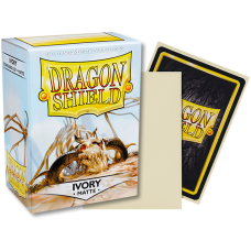 龍盾Dragon Shield 100 - AT-11017- 龍盾卡套標準尺寸(100入)Standard Deck Protector Sleeves - 磨砂Matte Ivory象牙色 (NT350)