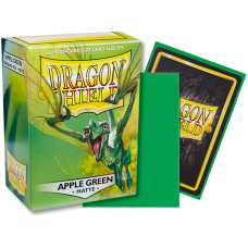 龍盾Dragon Shield 100 - AT-11018- 龍盾卡套標準尺寸(100入)Standard Deck Protector Sleeves - 磨砂Matte Apple Green蘋果綠 （NT350）