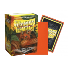 龍盾Dragon Shield 100 - AT-11030 - 龍盾卡套標準尺寸(100入) Standard Deck Protector Sleeves - 磨砂Matte Tangerine柑橘色（NT350）