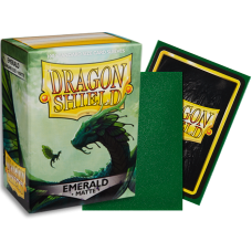 龍盾Dragon Shield 100 - AT-11036- 龍盾卡套標準尺寸(100入)Standard Deck Protector Sleeves - 磨砂Matte Emerald翡翠綠色 (NT350)