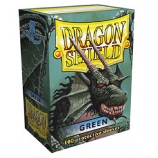 龍盾Dragon Shield 100 - 標準尺寸卡套(100入) Standard Deck Protector Sleeves - 經典亮光綠 Green - AT-10004 (NT 350)