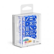 Oakie Doakie Dice - 12mm 不透明系列骰藍色六面骰（36入） - D6 Dice 12 mm Solid - Blue (36 Dice) - ODD400026（NT 260）