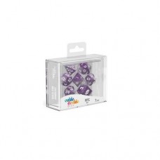 Oakie Doakie Dice - RPG套骰 大理石系列骰 紫色（七顆） - RPG Set Marble - Purple (7 Dice) - ODD500007（NT 200）