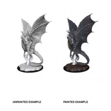 Wizkids - 龍與地下城未上色模型「年輕銀龍」 - D&D - Nolzur's Marvelous Miniatures - Young Silver Dragon - 90036（NT 530）