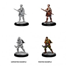 Wizkids - 龍與地下城未上色模型「人類女性遊俠」 - D&D - Nolzur's Marvelous Miniatures - Female Human Ranger - 90010（NT 180）