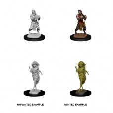 Wizkids - 龍與地下城未上色模型「羊蹄人與樹精」 - D&D - Nolzur's Marvelous Miniatures - Satyr & Dryad - 90018（NT 180）