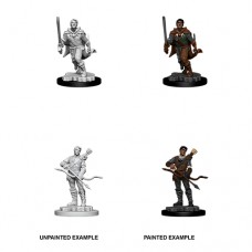 Wizkids - 龍與地下城未上色模型「人類男性遊俠」 - D&D - Nolzur's Marvelous Miniatures - Male Human Ranger - 90009（NT 180）