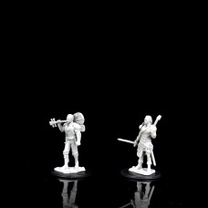 WizKids - 龍與地下城未上色模型「半精靈男性吟遊詩人」 - D&D - Nolzur's Marvelous Miniatures - Male Half-Elf Bard - 90055（NT 180）