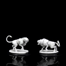 WizKids - 龍與地下城未上色模型「鹿夸塔豺獸」 - D&D - Nolzur's Marvelous Miniatures - Leucrotta - 90067（NT 180）