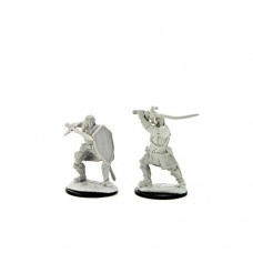 WizKids - 龍與地下城未上色模型 - 「男性人類聖騎士」 - D&D Nolzur's Marvelous Miniatures: Human Paladin Male（NT 180）90220