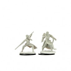 WizKids - 龍與地下城未上色模型 - 「女性人類武僧」 - D&D Nolzur's Marvelous Miniatures: Human Monk  Female（NT 180）90225