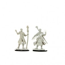 WizKids - 龍與地下城未上色模型 - 「男性半精靈巫師」 - D&D Nolzur's Marvelous Miniatures: Half-Elf Wizard Male（NT 180）90229