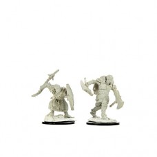 WizKids - 龍與地下城未上色模型 - 「機關人野蠻人」 - D&D Nolzur's Marvelous Miniatures: Warforged Barbarian（NT 180）90235