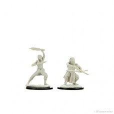 WizKids - 龍與地下城未上色模型 - 「男性變形者荒野狩獵遊俠」 - D&D Nolzur's Marvelous Miniatures: Shifter Wildhunt Ranger Male（NT 180）90238