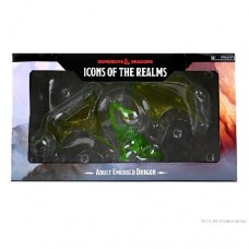 WizKids - 龍與地下城經典時空 - 「成年翡翠龍」 - D&D Icons of the Realms: Adult Emerald Dragon Premium Figure 96064 (NT3500元) (絕版)