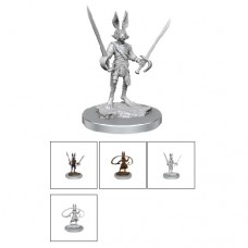 WizKids - 龍與地下城 - 未上色模型 兔人盜賊 D&D Nolzur's Marvelous Miniatures: Harengon Rogues - 90487 (NT 180) (絕版)