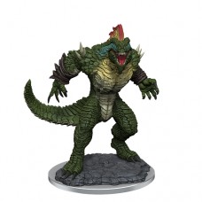 WizKids - 龍與地下城未上色模型 - 「蜥蜴人屠殺者」 D&D - Nolzur's Marvelous Miniatures - Lizardfolk Render - 90647 (絕版)